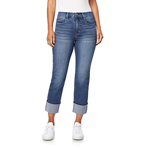 Angels Forever Young Damen Signature Straight Crop Jeans, Bali, 44 von Angels Forever Young