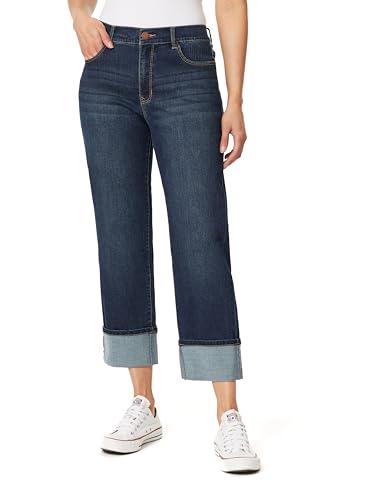 Angels Forever Young Damen Signature Straight Crop Jeans, Everest, 42 von Angels Forever Young