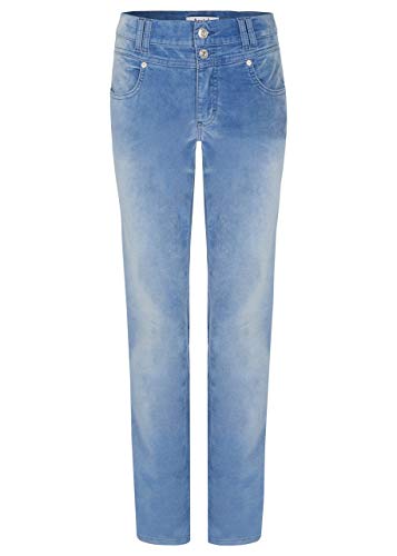 ANGELS Damen Jeans ‚Skinny Button’ mit samtigem Stoff von Angels The Women's Jeans