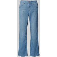 Angels Cropped Jeans in unifarbenem Design Modell 'Leni' in Hellblau, Größe 40/27 von Angels