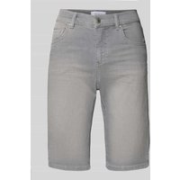 Angels Regular Fit Bermudas aus Denim mit Umschlag in Hellgrau, Größe 40 von Angels