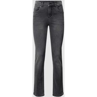 Angels Straight Fit Jeans aus Baumwoll-Mix Modell 'CICI' in Anthrazit, Größe 42/30 von Angels
