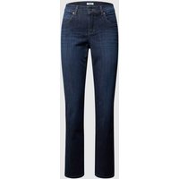 Angels Regular Fit Jeans mit Label-Patch Modell 'CICI 34' Modell CICI in Marine, Größe 34/28 von Angels