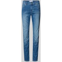 Angels Skinny Fit Jeans mit 5-Pocket-Design in Bleu, Größe 44/32 von Angels