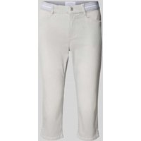Angels Slim Fit Caprihose mit Eingrifftaschen Modell 'Ana' in Mittelgrau, Größe 36 von Angels