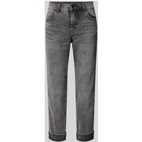 Angels Slim Fit Jeans in verkürzter Passform Modell 'DARLEEN' in Hellgrau, Größe 42/28 von Angels