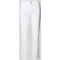 Angels Straight Leg Jeans in verkürzter Passform Modell 'Cici' in Weiss, Größe 34 von Angels