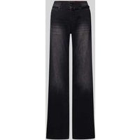 Angels Wide Leg Jeans mit Gürtel Modell 'LIZ BELT' in Anthrazit, Größe 44/32 von Angels