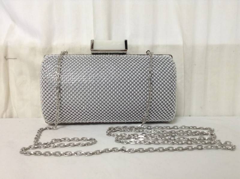 Jessica Mclintock Silber Geldbörse Schultertasche Cabriolet Zu Clutch von AngelsAboundUs