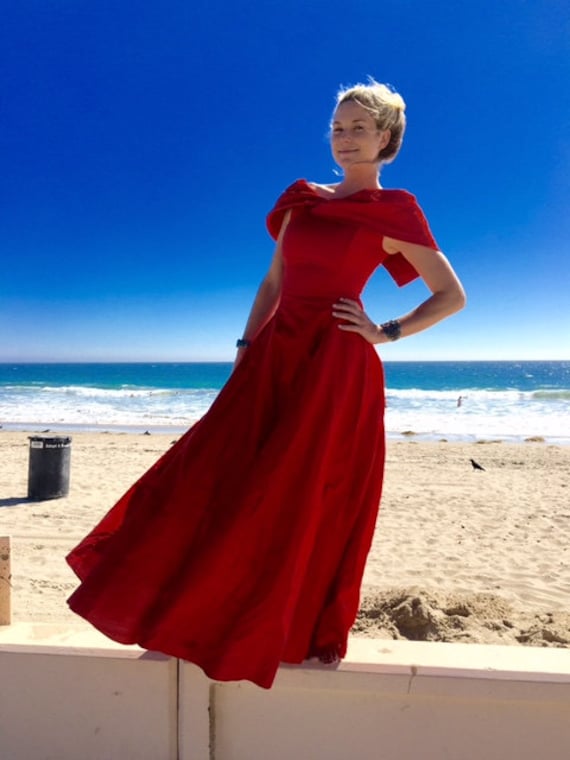 Jim Hjlelm, Langes Formelles Rotes Kleid, Größe 10, 10 von AngelsAboundUs