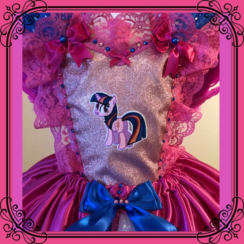 Pony Sparkle Inspiriertes Tutu-Kleid - Dressing Up Kostüm Sparkly Princess. Festzug Gala Einhorn Glitzernde Ballkleid Tutu Little von AngelsEmporiumTutus