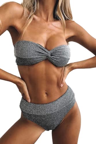 Angelsin Damen Trfntg102068 Bikini, grau, L von Angelsin