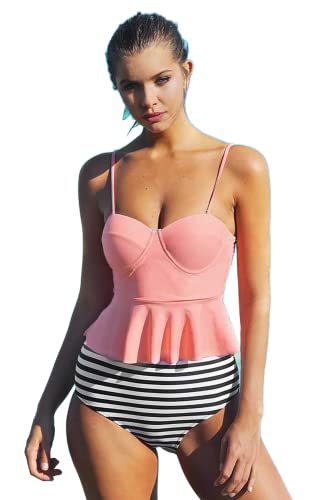 Angelsin Damen Trfntg102642 Badeanzug, Mehrfarbig, XL von Angelsin