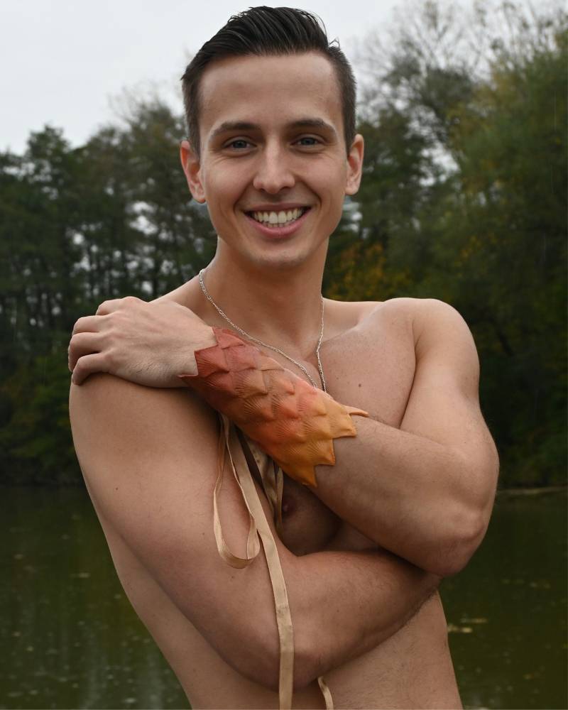 Handgemachtes Silikonarmband Mit Ombre Farbverlauf von AngelsworldCZ