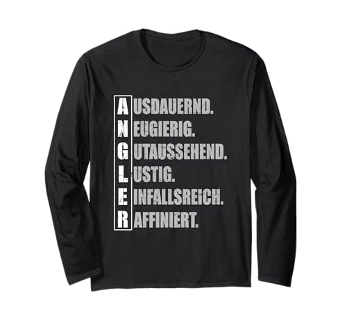 Angelzubehör Männer Angeln Lustig Sprüche Gadgets Angler Langarmshirt von Angelzubehör Männer Geschenk & Angler Gadgets