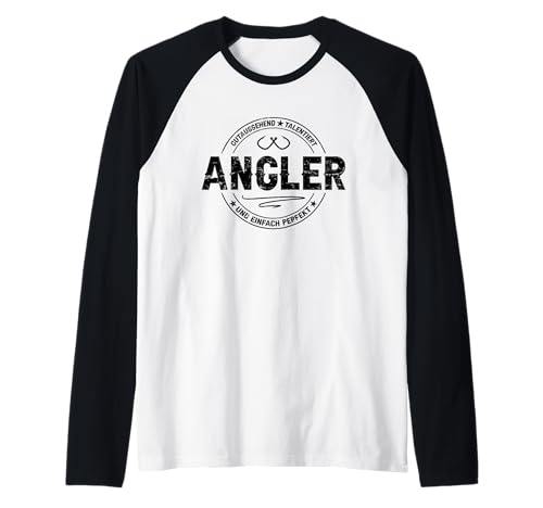 Herren Angelsachen Lustig Angelzubehör Männer Gadgets Für Angler Raglan von Angelzubehör Männer Geschenk & Angler Gadgets