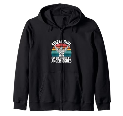 Sweet Girl With A Little Bit Of Anger Issues - Kapuzenjacke von Angenehme, aber freche Haltung