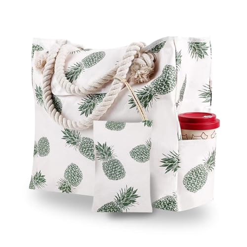 Angenster Strandtasche XXL Damen,Große Strandtasche mit Reißverschluss Wasserdicht Sanddicht Beach Bag Tote Bag für Strand Reisen Einkaufen Pool Fitness (Stype B) von Angenster