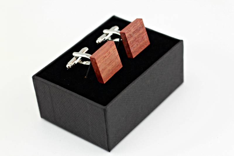 Gravierte Manschettenknopf, Holz Herren Hölzerne Manschettenknöpfe, Holz, Groomsmen Manschettenknöpfe von AngieWoodCreationsCo