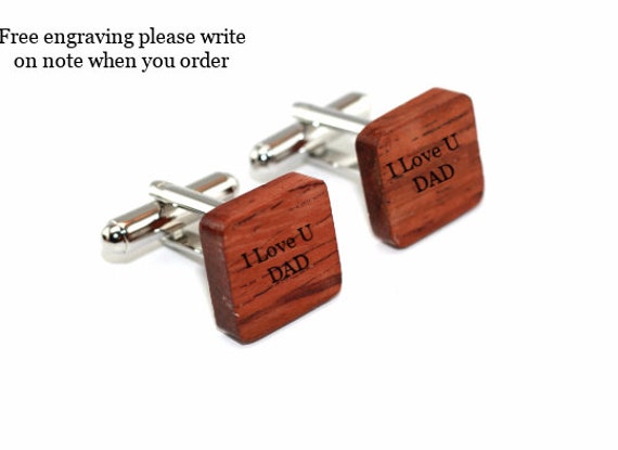 Gravierter Manschettenknopf, Holzmanschettenknopf, Herrenmanschettenknopf, Holzmanschettenknöpfe, Holz | Cl017 von AngieWoodCreationsCo