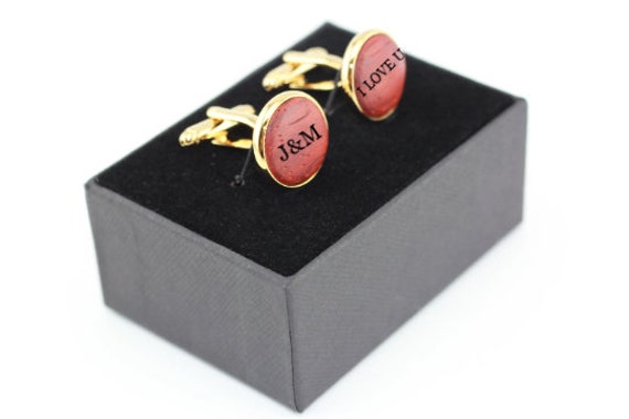 Manschettenknopf, Holz Herren Ma von AngieWoodCreationsCo