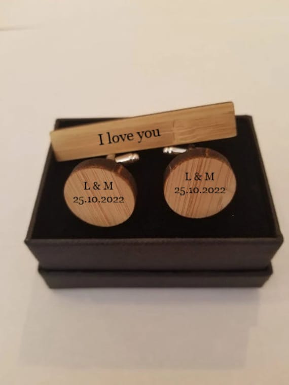 Manschettenknopf, Holz Herren Ma von AngieWoodCreationsCo