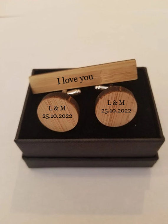 Manschettenknopf, Holz Herren Ma von AngieWoodCreationsCo