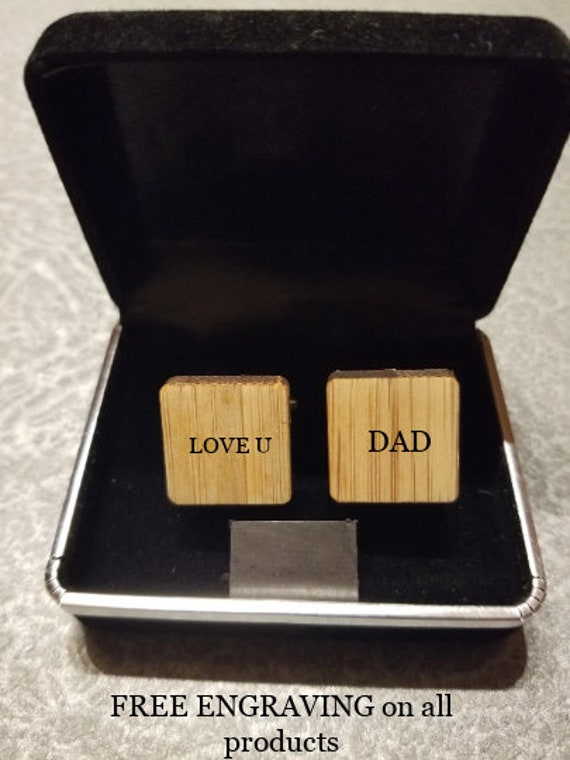 Manschettenknopf, Holz Herren Ma von AngieWoodCreationsCo