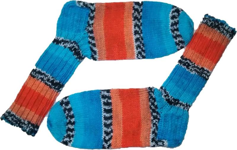 Selbstgestrickte Handgemachte Wollsocken/Lungauer Sockenwolle/Merino/Ferner Größe 38 -39 6 Ply von AngiesStrickZauber