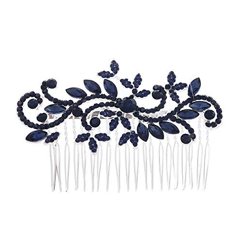 Anglacesmade Braut-Haarkamm mit Kristallen, blauer Strass-Kopfschmuck, Marquiseschliff, Seitenkamm, Saphir, Hochzeit, Abschlussball, Brautjungfer, Haarschmuck für Frauen und Mädchen Anglacesmade Braut-Haarkamm mit Kristallen, blauer Strass-Kopfschmuck, Marquiseschliff, Seitenkamm, Saphir, Hochzeit, Abschlussball, Brautjungfer, Haarschmuck für Frauen und Mädchen von Anglacesmade