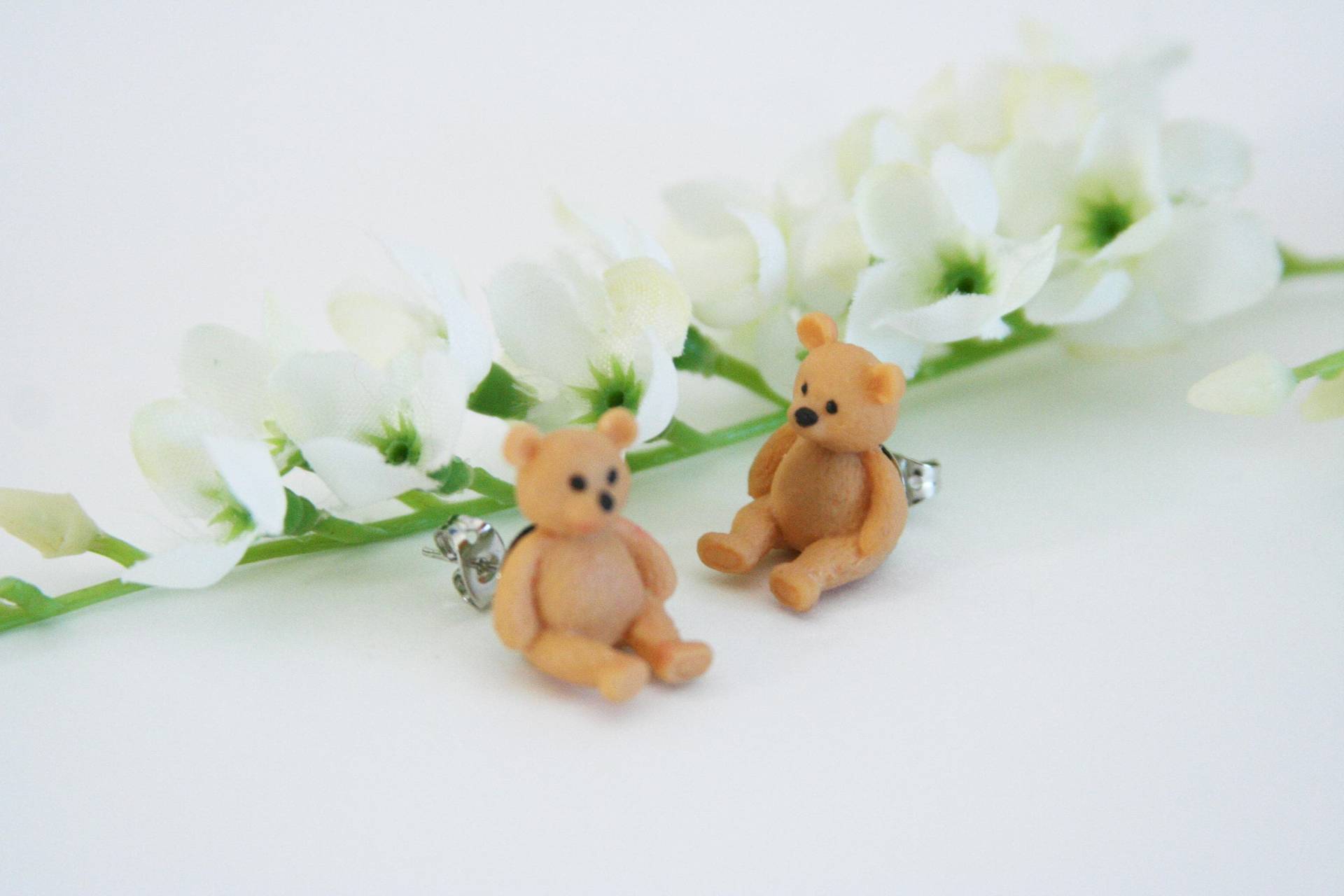 Teddybär Ohrstecker Lustige Ohrstecker Teddybär Ohrstecker Lustige Ohrstecker von AngleAh