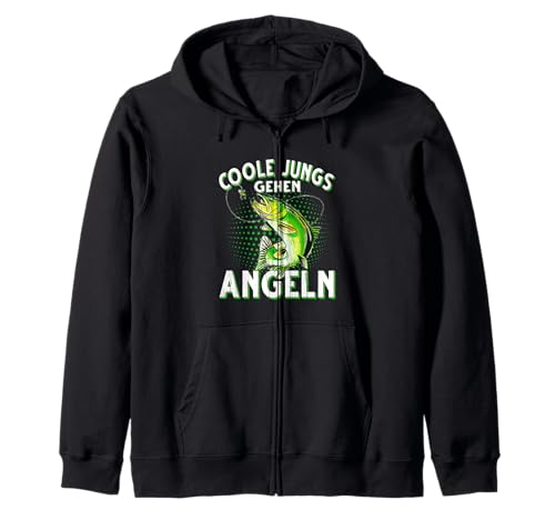 Coole Jungs Gehen Angeln Fischen Angler Kapuzenjacke von Angler Angel Angeln Angelzubehör Fischer Ajeli