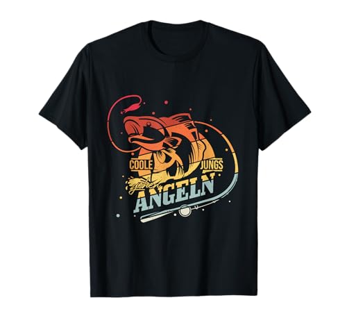 Coole Jungs gehen Angeln - Angler Fischer Geschenk Jungen T-Shirt von Angler Angel Geschenk für coole Jungs