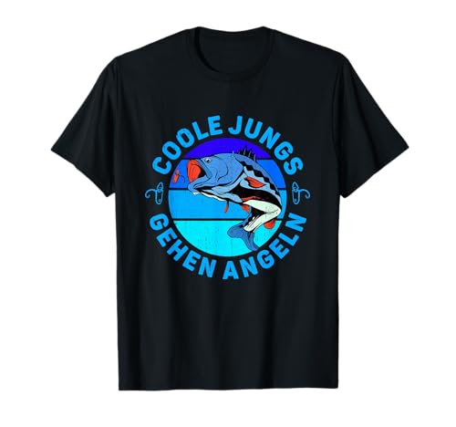 Angler Kinder Spruch lustig coole Jungs gehen angeln angel T-Shirt Angler Kinder Spruch lustig coole Jungs gehen angeln angel T-Shirt von Angler Geschenke & Sprüche - Angel t shirts witzig
