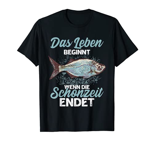 Herren Angeln Schonzeit I Lustiger Spruch Fischer Angel-Zubehör T-Shirt Herren Angeln Schonzeit I Lustiger Spruch Fischer Angel-Zubehör T-Shirt von Angler Papa Geburtstag & Vatertag Geschenk