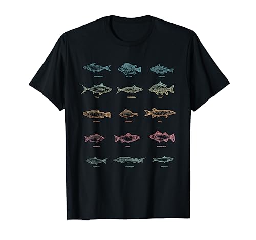 Angeln Fischer Männer Hobby Retro Fisch Geschenk Angler T-Shirt von Angler T-Shirts