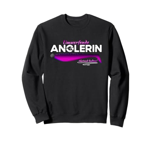 Angelkleidung Frauen Gummifisch Angeln Spruch Anglerin Sweatshirt Angelkleidung Frauen Gummifisch Angeln Spruch Anglerin Sweatshirt von Anglerin Geschenk und Angelkleidung Frauen