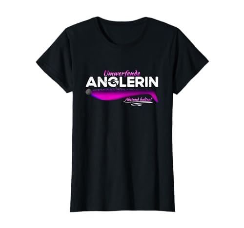 Angelkleidung Frauen Gummifisch Angeln Spruch Anglerin T-Shirt Angelkleidung Frauen Gummifisch Angeln Spruch Anglerin T-Shirt von Anglerin Geschenk und Angelkleidung Frauen