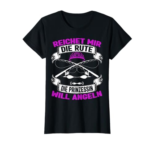 Anglerin Angel Mädchen Reichet mir die Rute Angler T-Shirt Anglerin Angel Mädchen Reichet mir die Rute Angler T-Shirt von Anglerin Mädchen Geschenkideen