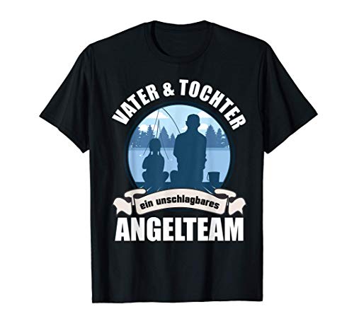 Vater Tochter Angelteam Angeln Mädchen T-Shirt Vater Tochter Angelteam Angeln Mädchen T-Shirt von Anglerin Mädchen Geschenkideen