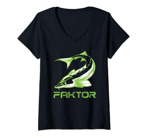 Damen Störfaktor - Cooles Spruchdesign Fisch Insel Angeln Angler T-Shirt mit V-Ausschnitt Damen Störfaktor - Cooles Spruchdesign Fisch Insel Angeln Angler T-Shirt mit V-Ausschnitt von Anglerspruch Anglergechenkidee Motiv Angeltrip