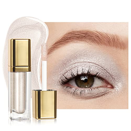 Diamant Flüssigkeit Glitter Lidschatten Mentale Shimmer Lange Lebensdauer Lidschatten Hoch Pigmentiert Glitzer Qick Dry Lidschatten Flüssigkeit Make-up Augen Kosmetik für Frauen Mädchen von Anglicolor