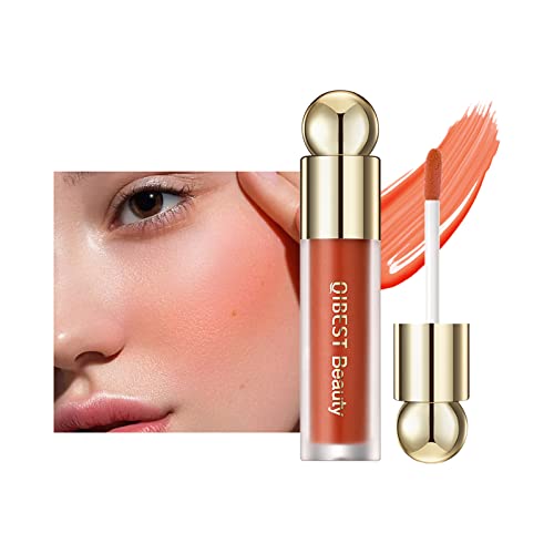 Flüssige Make-up-Creme, matt, weich, Milch, flüssige Textur, lang verdunkelnd, für Gesicht, Rouge, natürlich, für Wange, Lidschatten, Make-up (05# Orange Fragrance) von Anglicolor