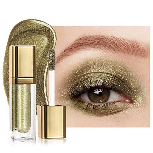 Liquid eyeshadow,Lidschatten Flüssiges Shimmer Metallic Stick,Glitzer Lidschatten schminke smokey eyes make up ür Party Festival (07) von Anglicolor