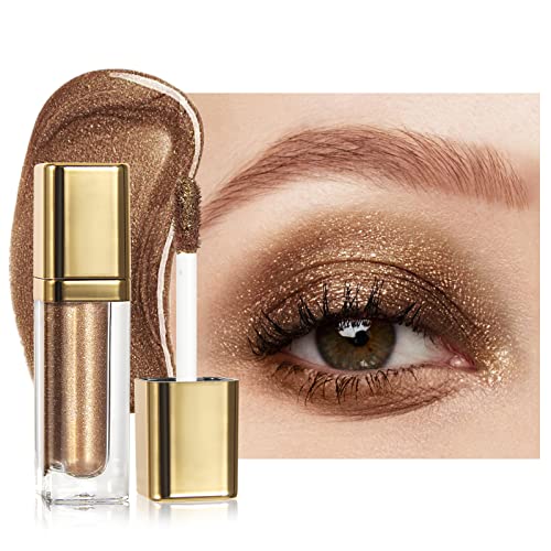 Liquid eyeshadow,Lidschatten Flüssiges Shimmer Metallic Stick,Glitzer Lidschatten schminke smokey eyes make up ür Party Festival (10) von Anglicolor