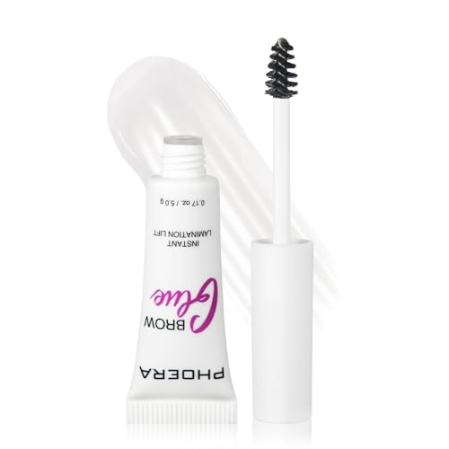 Phoera Augenbrauengel,Lang Anhaltende Augenbrauen Mascara,Tinted Brow Mascara,Eyebrow Gel für volle,geformte Brauen (01 Clara) von Anglicolor