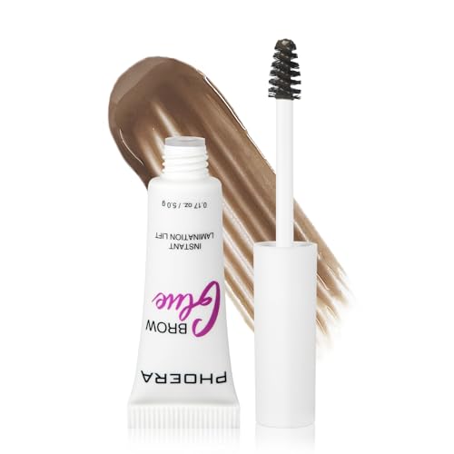 Phoera Augenbrauengel,Lang Anhaltende Augenbrauen Mascara,Tinted Brow Mascara,Eyebrow Gel für volle,geformte Brauen (02 Taupe) von Anglicolor