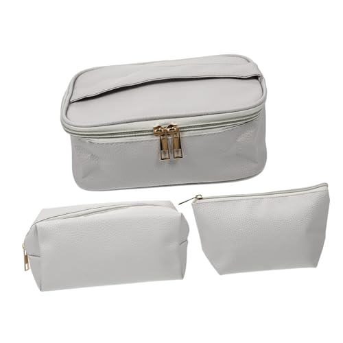 1 Satz Kosmetiktasche Aufbewahrungstasche Make-up-Taschen Bürste Aufbewahrungstasche aufbewahrungsdose Storage Boxes Aufbewahrungsbeutel Make-up-Organizer-Tasche Make-up-Träger Pu von Angoily