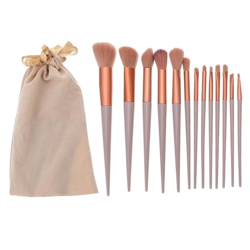 1 Satz Make-up-Pinsel-Set Spezialwerkzeuge hoher Lichtpinsel Make-up Pinsel kosmetikpinsel Bürste aus Kunstfaser Rougepinsel langen Griff einstellen Lidschatten erröten Fräulein von Angoily