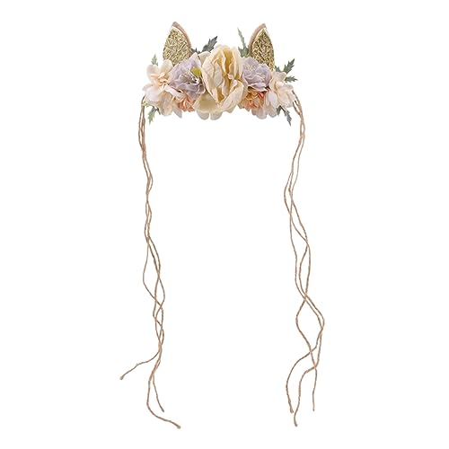 Angoily 1Stk baby stirnband kinder haarspangen haarspange kinder Hirschgeweih-Stirnband Haarband Haarbänder haarschmuck Kopfbedeckung Blumenkopfschmuck die Blumen kleines Geweih von Angoily